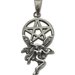 Pandantiv amuleta din argint pentru spiritualitate si atingerea obiectivelor Silver Dreams - Elf cu